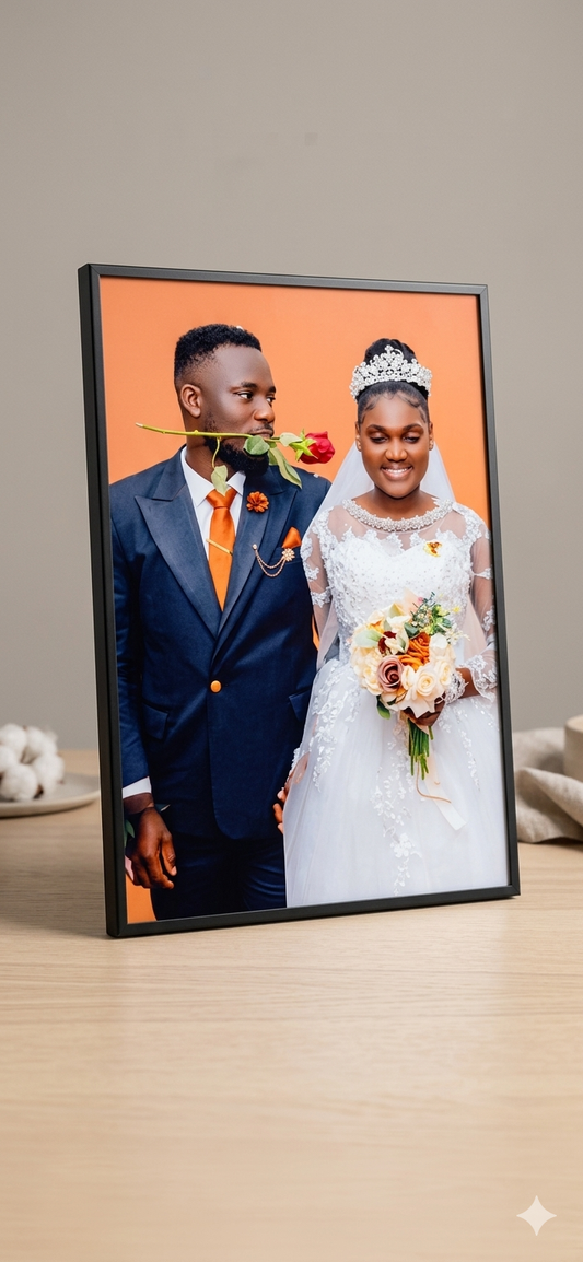 Frame Custom Personalized 16" x 24" Aluminum Portrait