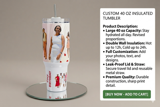 Tumbler 40 oz costumizez